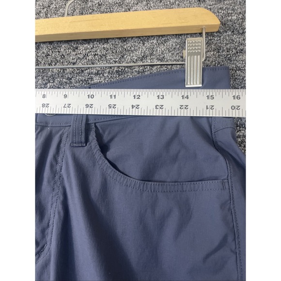 Men's Nylon Stretch Water Repellent Pants 32x32‎ Eddie Bauer Blue Outdoor Golf - Picture 5 of 12